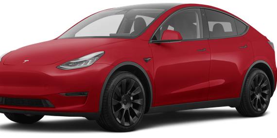 TESLA MODEL Y 2021 5YJYGDEEXMF208453 image